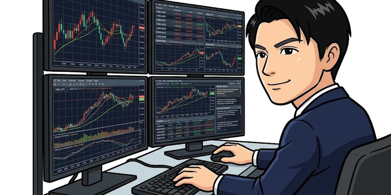 PC画面に張り付き