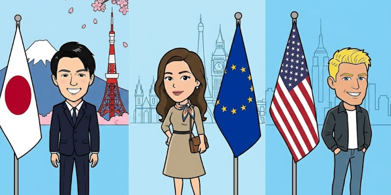 東京・ロンドン・ニューヨークのイメージ