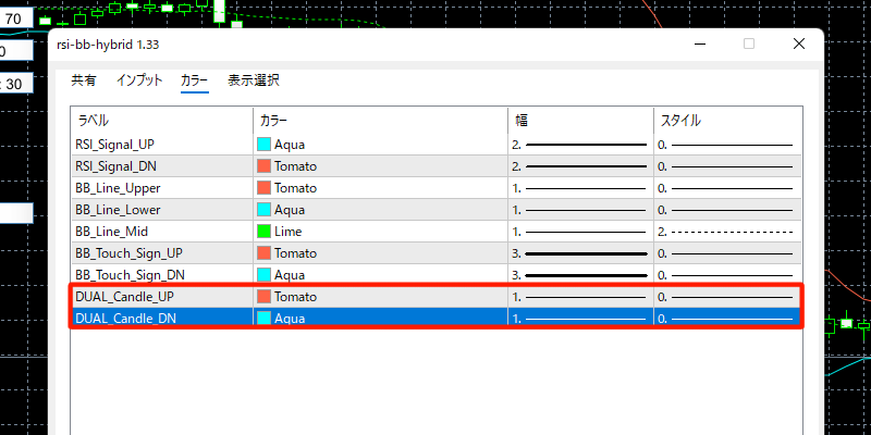 rsi-bb-hybridのカラー変更